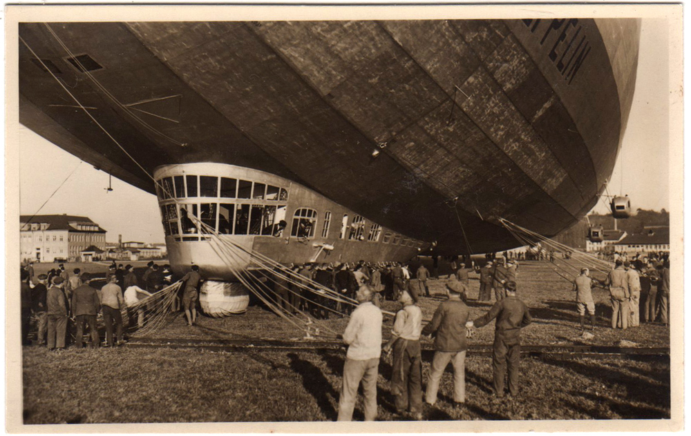 Imagen cercana del Graf Zeppelin