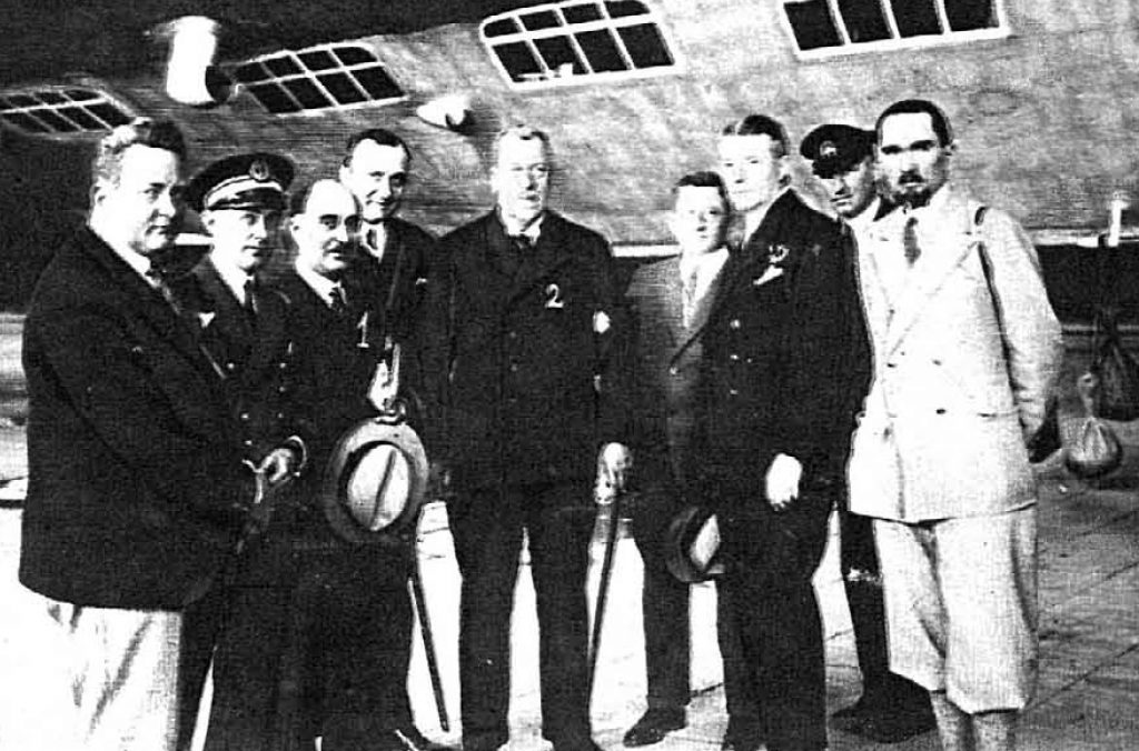 Viajeros del Graf Zeppelin.